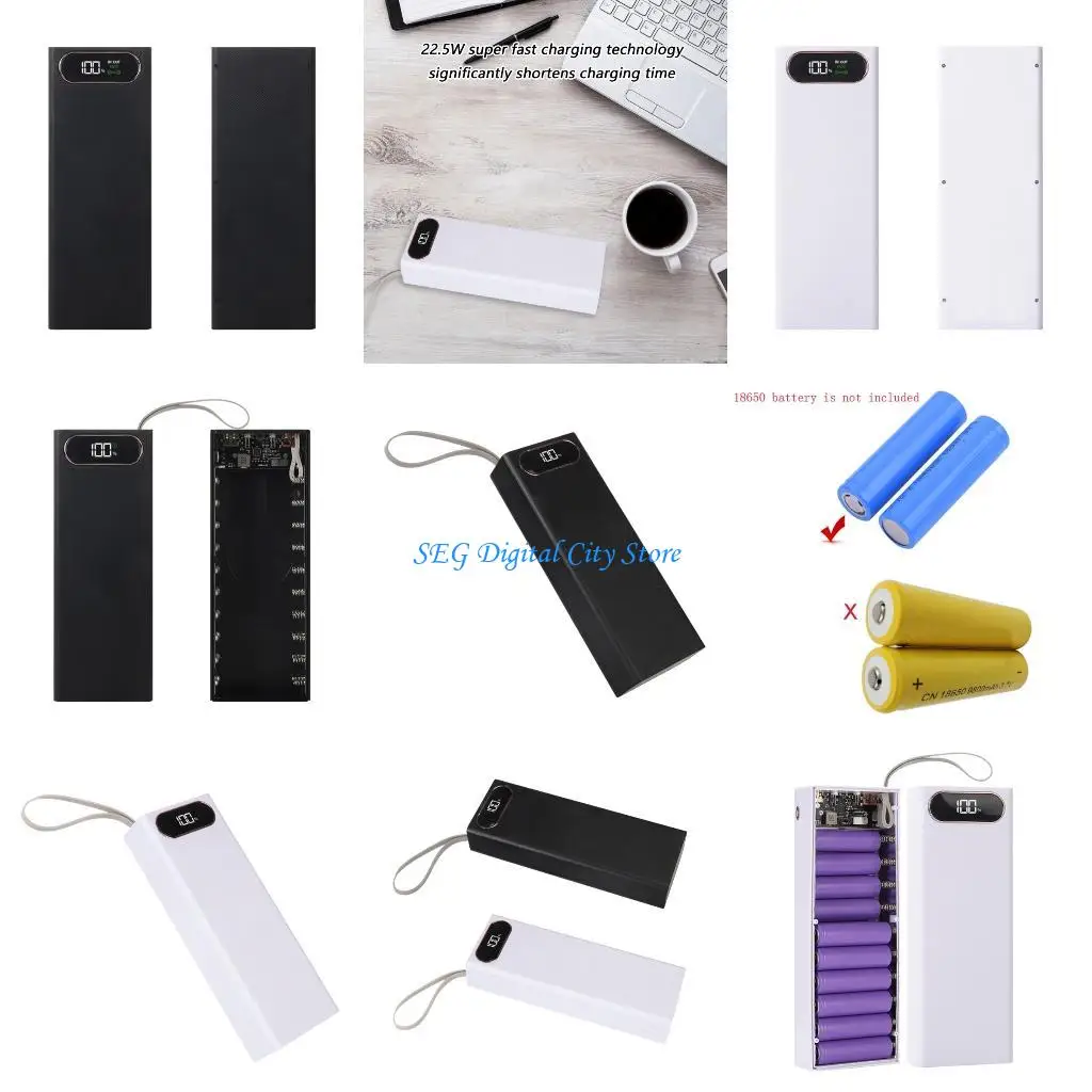 

U75b Quick Release 18650 Box hore Horese 22.5 Вт быстрая зарядка 20Slots Конфигурация.