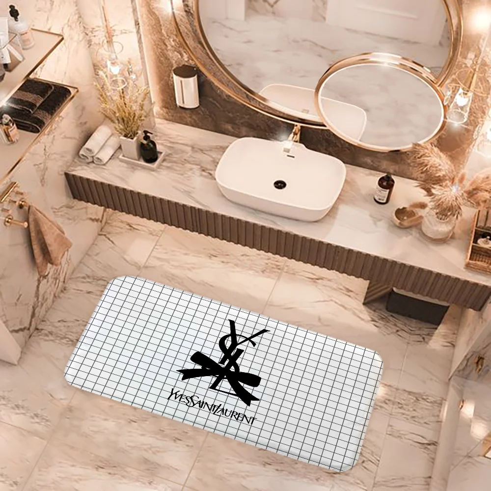 Bath Mat Rug Bathroom Foot Mat Non-slip Mat Choice Small Floor Mats Door Mat Fashion-ysl-l Kitchen Carpet Carpets Rugs Room Home