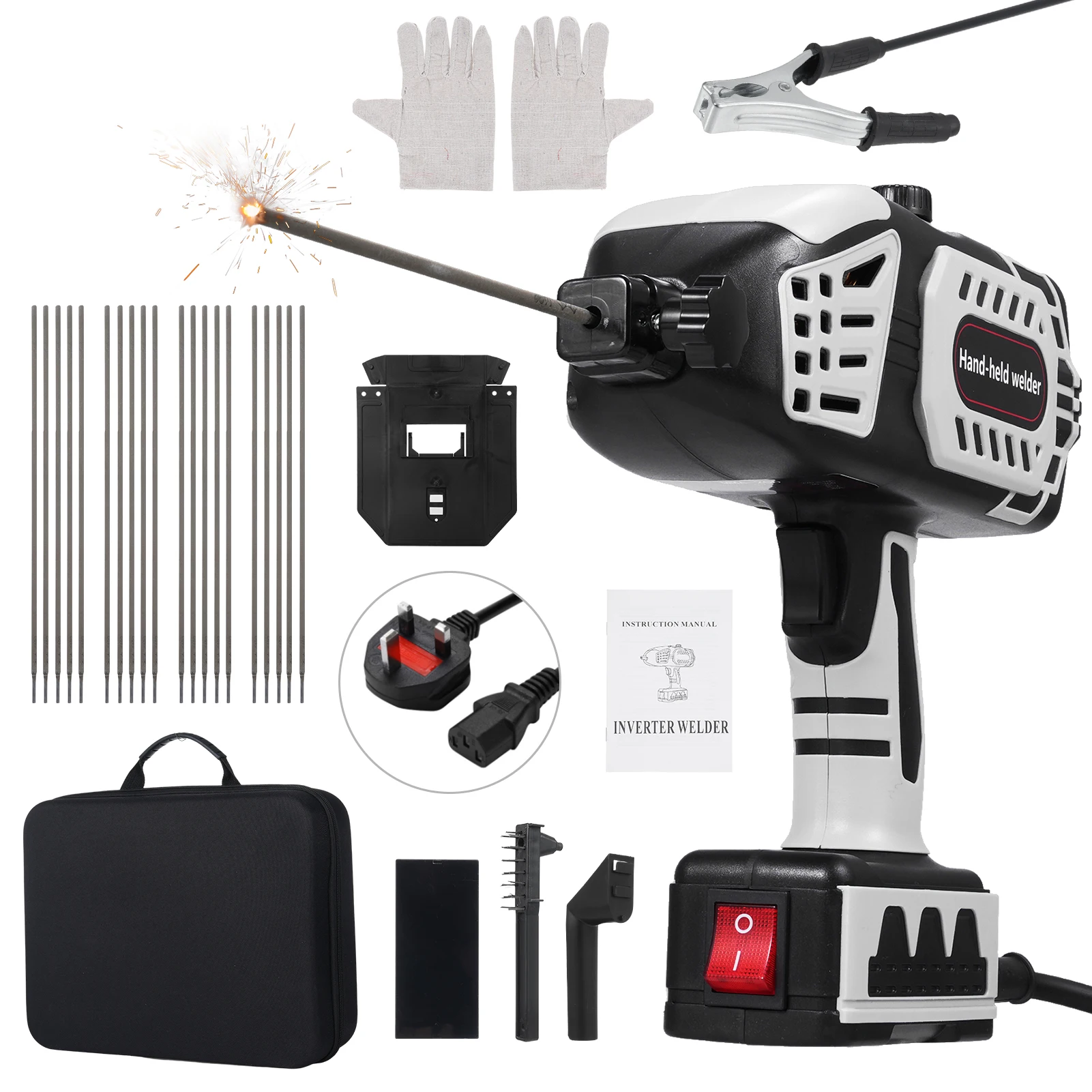 

Handheld Welding Machine 110V/220V±15% Household Electric ARC Welding Machine Portable Automatic Digital Intelligent Tools