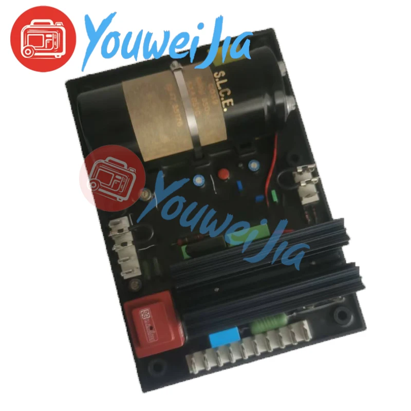 Original R448 AVR Voltage Regulator, Three-Phase Adjustable Stabilizer with Large Capacitor for Generator, Control Module & Part