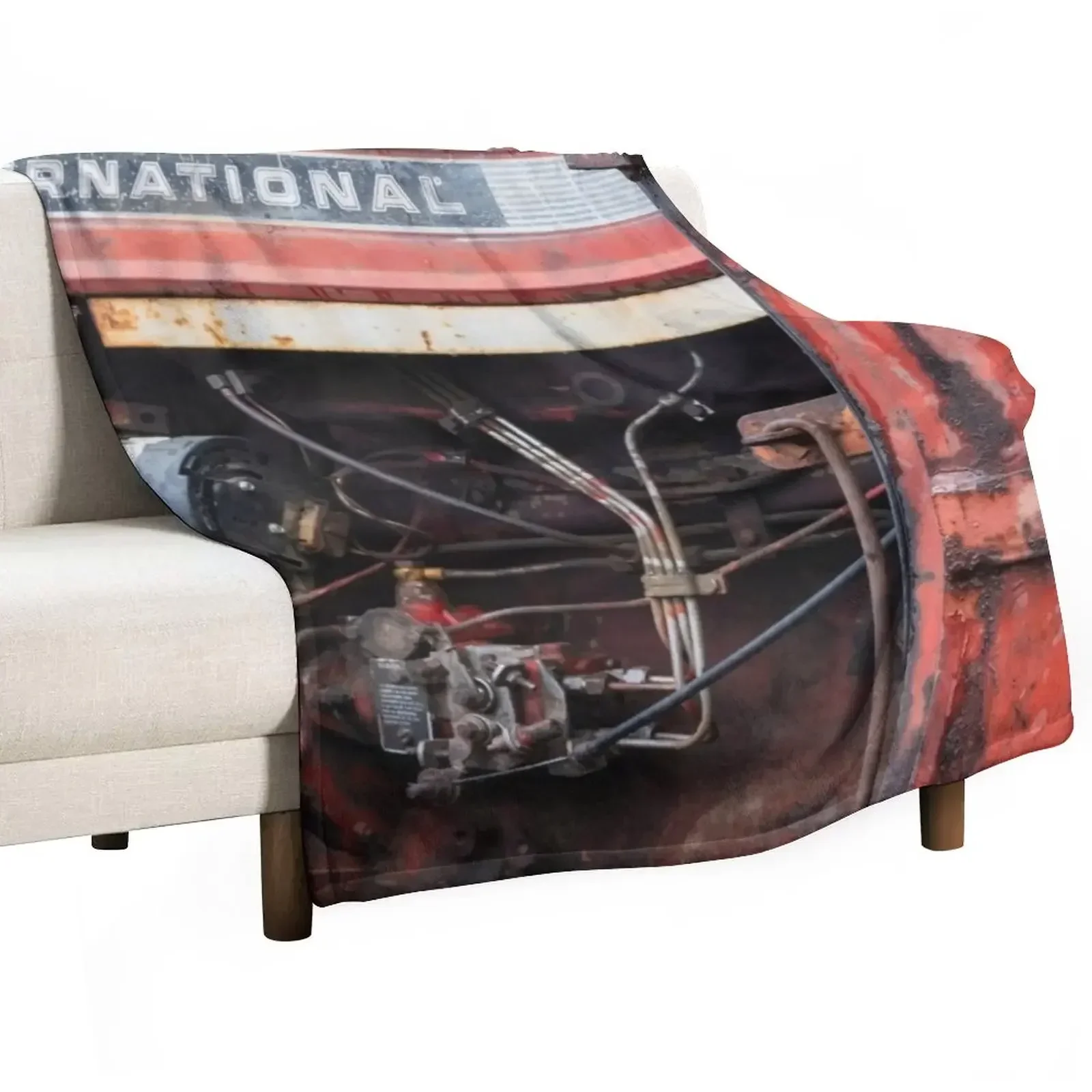 

Vintage International 574 Tractor 02 Throw Blanket heavy to sleep Shaggy Blankets