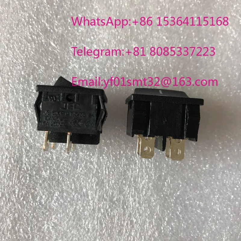 10PCS 21*24 imported LCD TV button boat type power supply 4-pin 2-step rocker arm switch 6A Stable Conductivity Safe Current