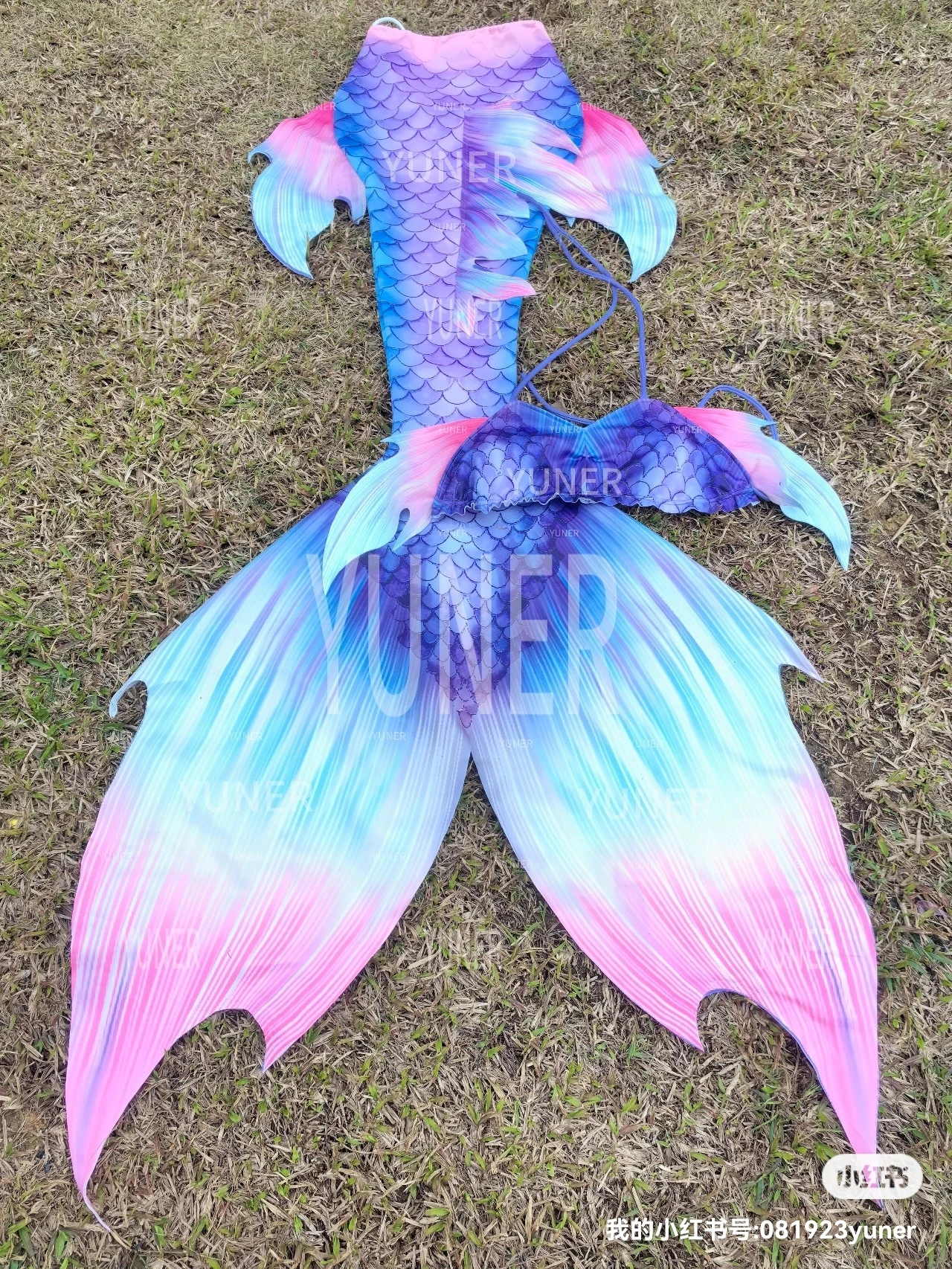 MRYUNER حورية البحر دوريا مامهيينا حورية البحر ذيل المحيط أداء ملابس السباحة الغوص حورية البحر زي