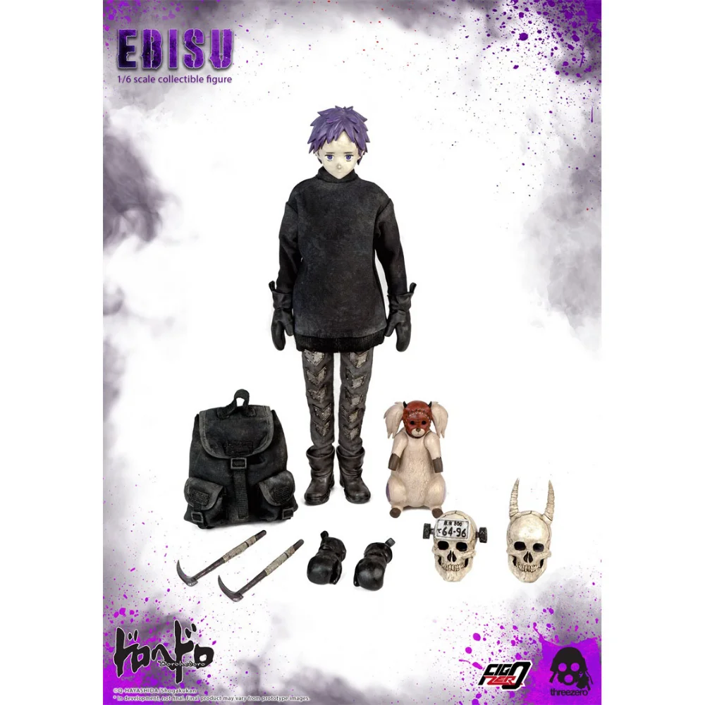 In Stock 100% Original Threezero 3Z0089 3Z0151 FigZero Ebisu Shin Dorohedoro 1/6 Game Character Model Art Collection Toy Gift