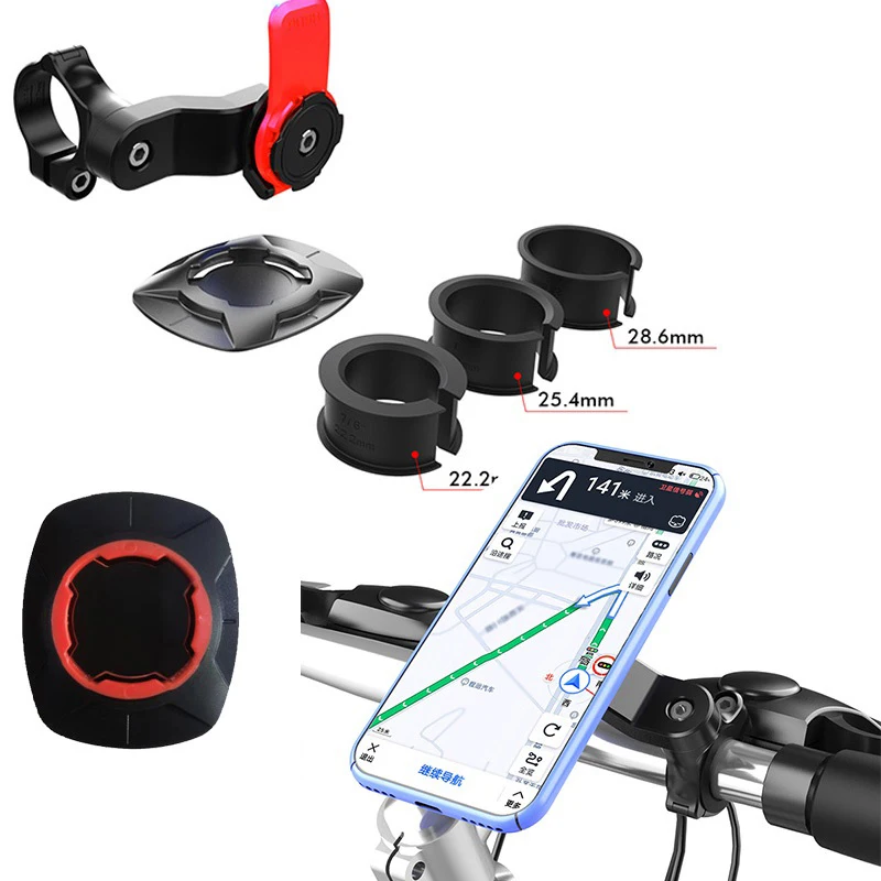 Shock-Resistant Motorcycle Bike Phone Holder Stand Bicycle Mobile Mount Non-slip Cycling For IPhone Xiaomi Riding MTB Moto