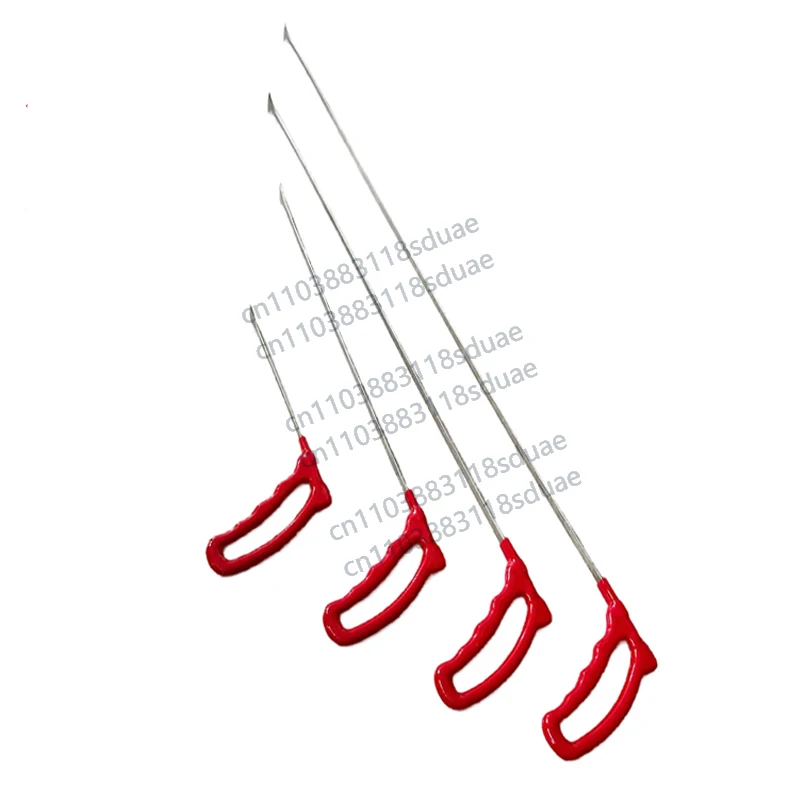 

4pcs Whale Tails Hooks Flat bar Tools Swallow Tail Rod and Hail Dent Repair Paint-less Dent Removal