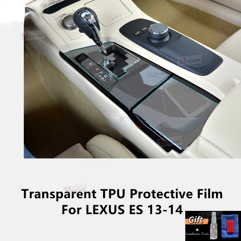 For LEXUS ES 2013-2014 Screen TPU Transparent Protect Film Car Interior Sticker Gear Navigator Door Panel Car Accessories