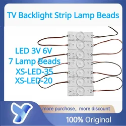 25lots/175pcs LCD TV XS-LED-35 LED-20 LED 3V 6V Universal Light Bar 7 Lamp Beads Simple Maintenance Backlight Strip Bands Rulers