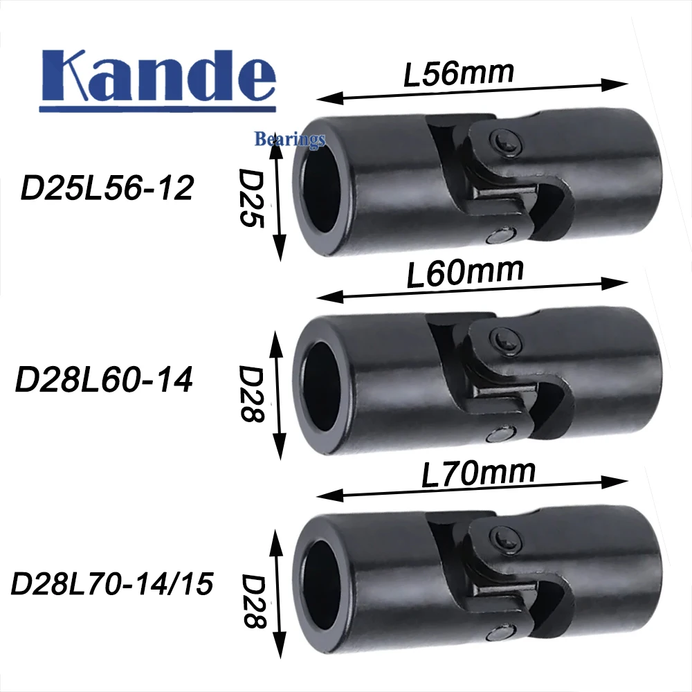 Kande Precision Cross Universal Joint Coupling 6-22mm WSD Single Joint Universal Joint Transmission Shaft Coupler Cross Shaft Coupler