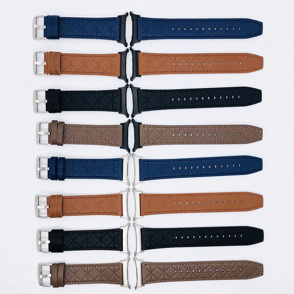 Artificial Leather Watch Strap For Samsung Galaxy Watch Ultra Sport Watch Band Bracelet  Accessories Galaxy Watch 7 Ultra Strap