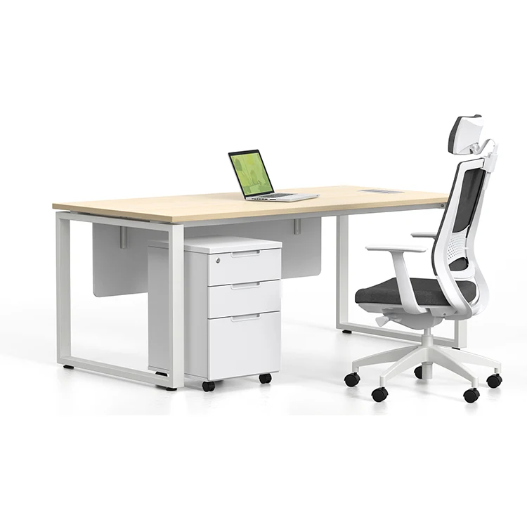 

Yeddkin Factory Modern Economical Ceo Office Table Office Workstation Manager Computer Table with Return Cabinet