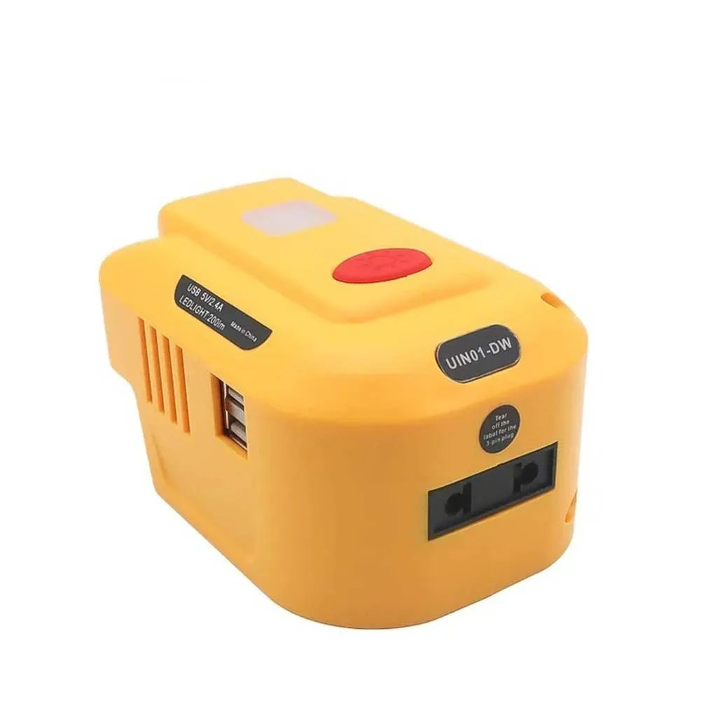 For Dim Workspace Tasks 150W Power Inverter 18V To 220V Adapter Dual USB Output Two-level for illumination Overheat Prevention