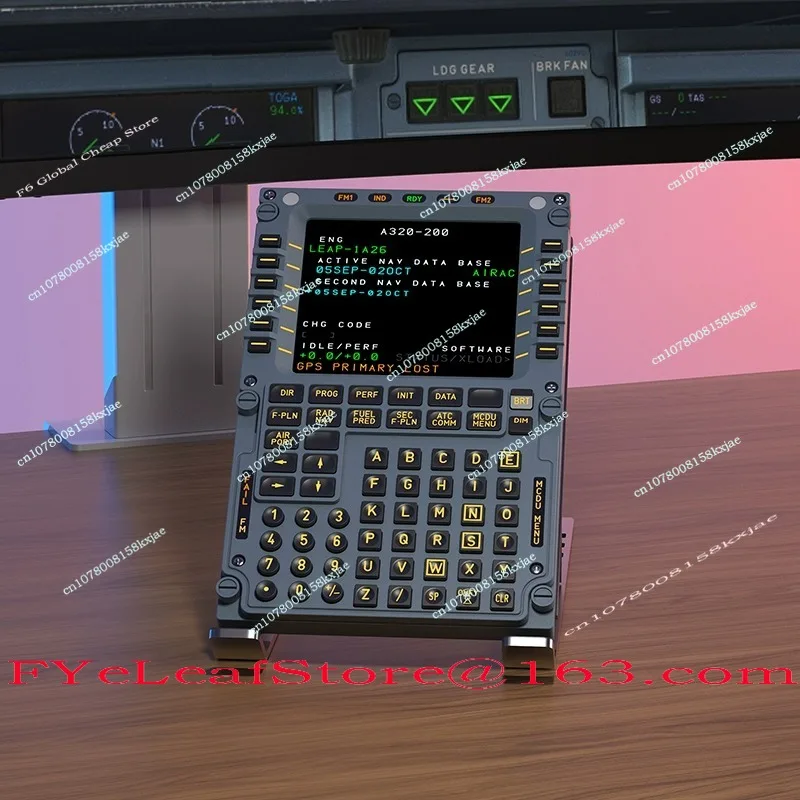 FOR A320 MCDU Flight Simulation Peripherals CDU Real Size for P3D FMC XPLANE