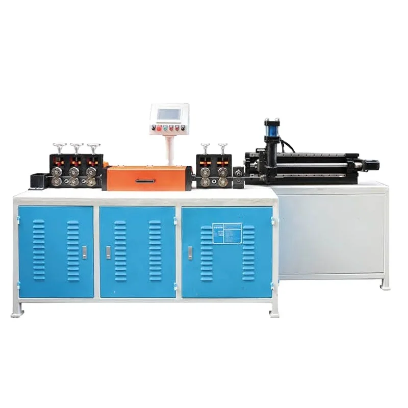 Double Servo Feeding Digital Steel Bar Straightener Cutter Uniform Feeding Infrastructure Machinery