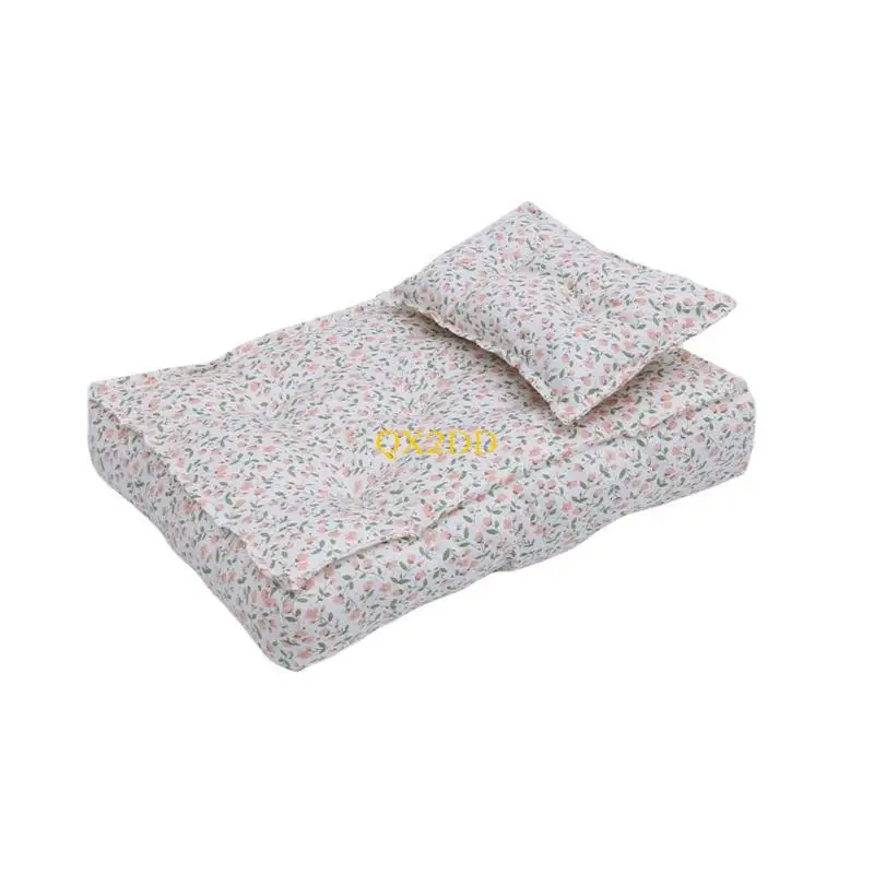 QX2D Infant Photo Props Mattress Pillow Set Newborn Shower Party Photoshoot Furniture