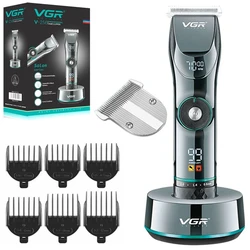 VGR Professional 15 Motor Speed Barber Shop Hair Trimmer For Men Beard Trimmer Hair Clipper Electric Hair Cutting Machine Trimer
