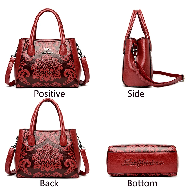 Luxury Handbags Chinese style Women Bags Designer dermis Shoulder Bag for Women high-capacity tote Sac a main Messenger Bag