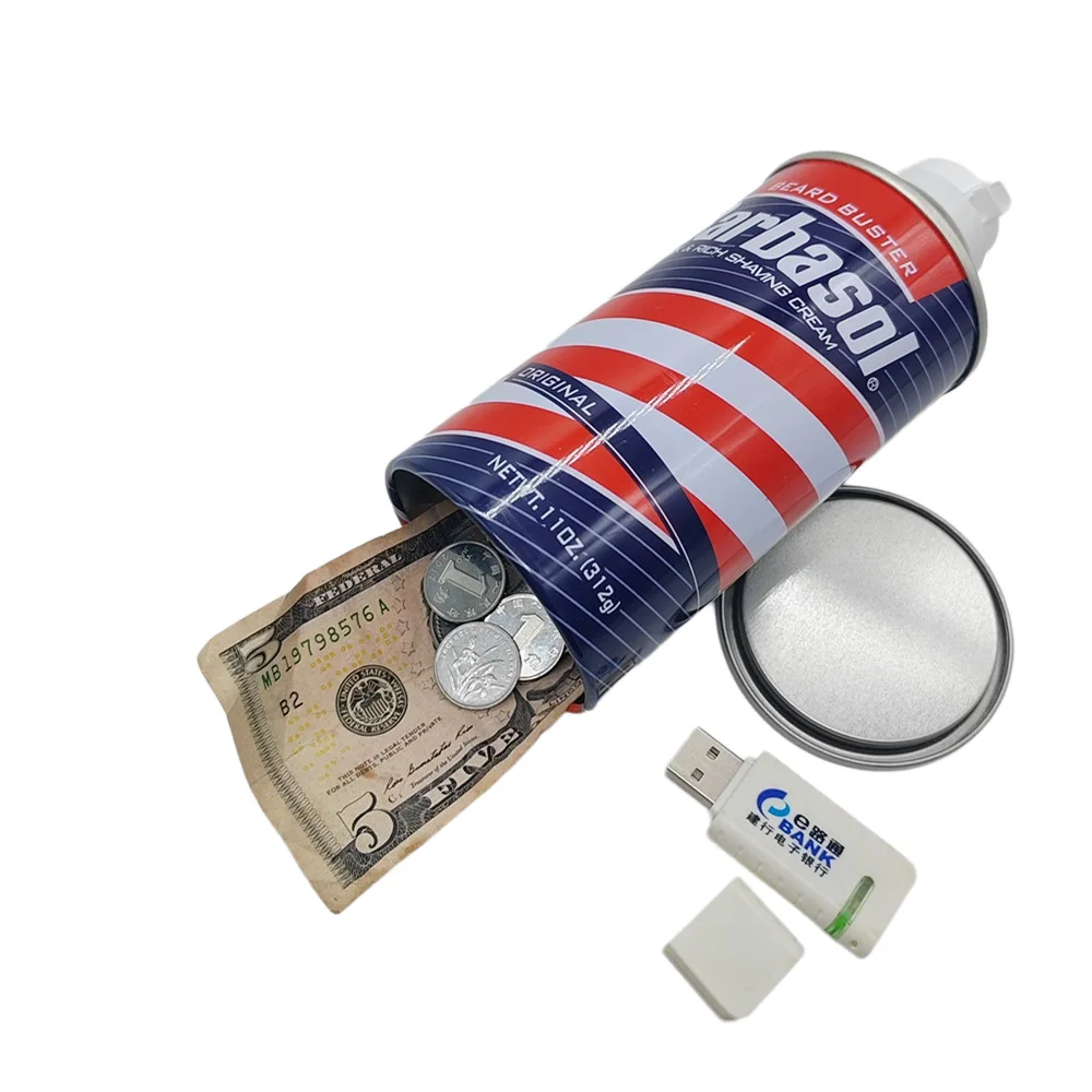 

Dinosaur Jurassic Park Product Barbasol Jurassic Movie Prop DNA Can Model Decoration Souvenir Desktop Decoration