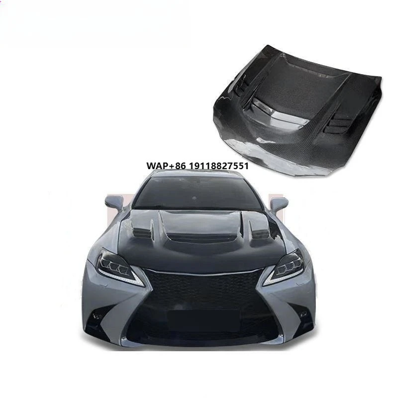 

MRD Carbon Fiber Hood for 2006-2012IS IS300 IS300C IS350C IS250F SPORT Engine Cover Bonnet