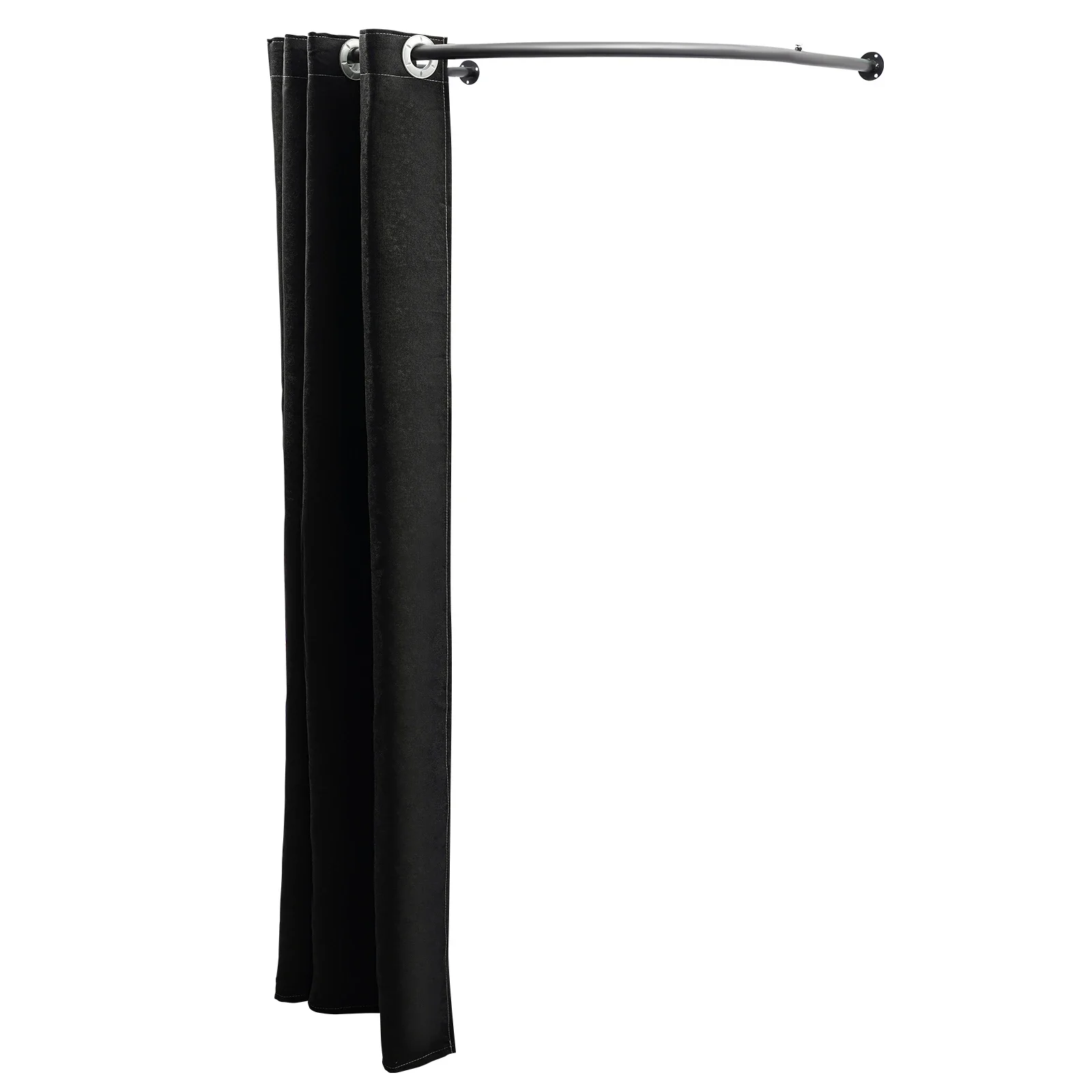 غرفة تركيب على شكل حرف U، غرفة تغيير متجر الملابس المحمولة، غرفة تزيين لحماية شاشة الخصوصية مع ستارة تظليل #3