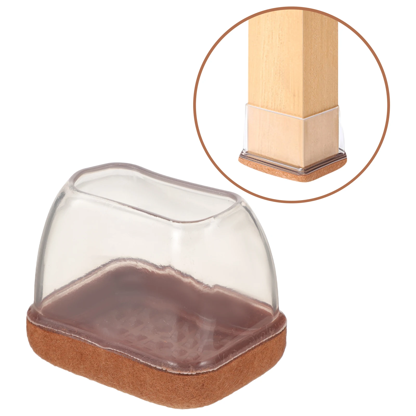 

8pcs Chair Caster Cups niture Protectors Floor Pads For Wood Tile Silent Chair Feet Covers Durable Desk Sofa Table Leg Caps