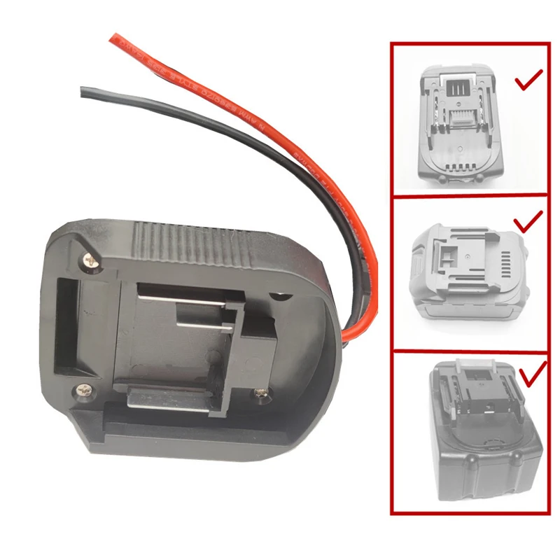 

NEW For Makita 18V Li-ion Battery Adapter DIY Battery Cable Connector Output Adapter BL1830 BL1840 BL1850 For Electric Drills