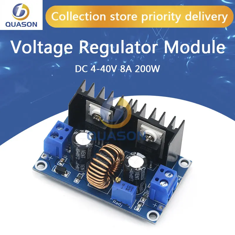 Step-down power supply module DC4-40v to DC1.25-36v 8A 200w adjustable XL4016E1 DC-DC DC voltage regulator