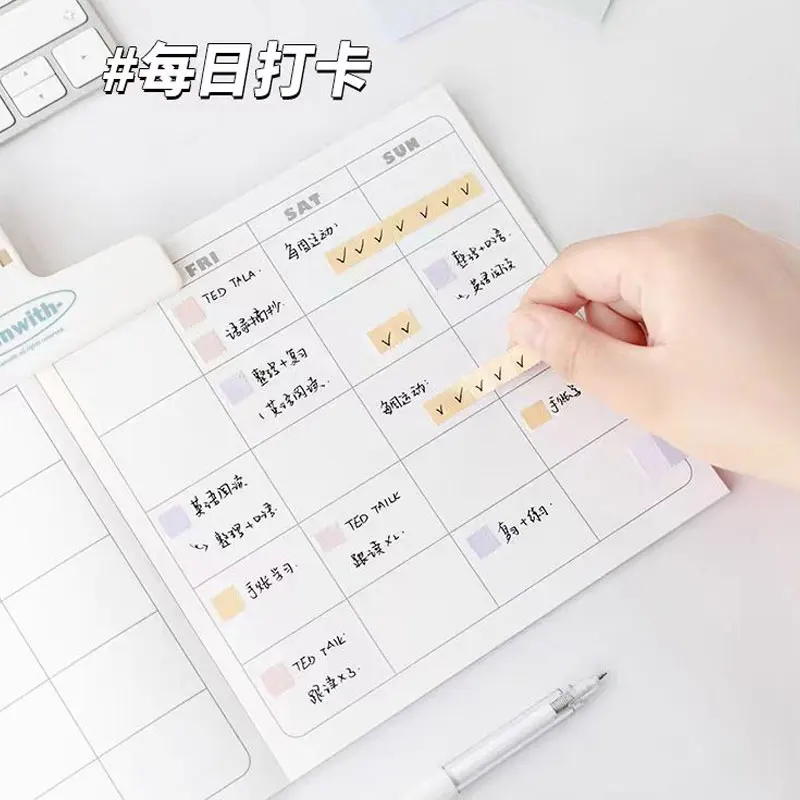 20Sheet/Lot Sticky Notes Sticky Flags Color Index Tabs Flag Page Makers for Page Book Memo Message School Office Stationery