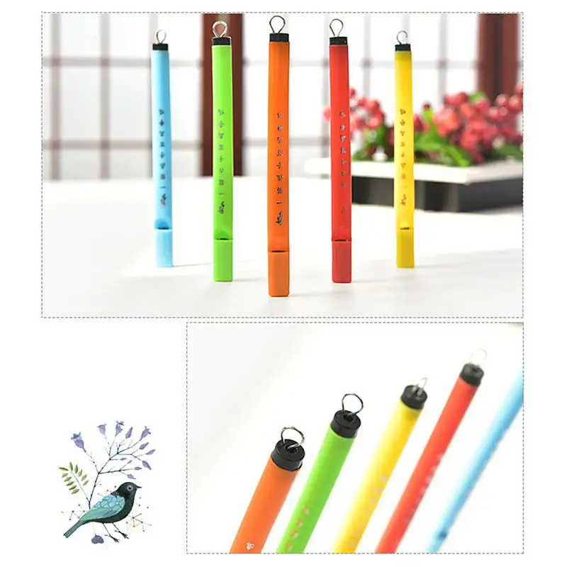 Mini Musical Instrument Lark Whistle Bird Multicolor Flute Whistling Toy Music Rhythm Sound Lark Bird Toys For Kids Holiday Gift