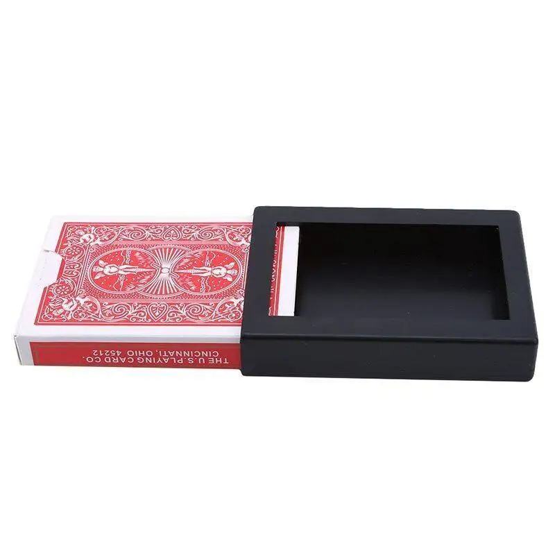 Vanishing Card Case Deck Vanishing Poker Card Magic Disappearing Cards Magic Toy Close Up Magic Trick Box Gift For Kids Adult