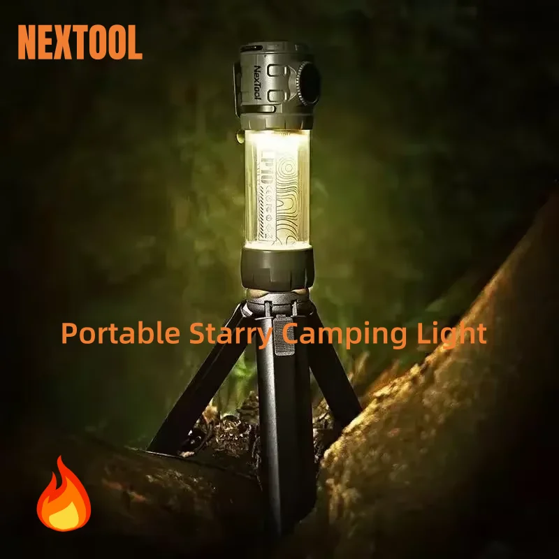 NexTool Portable Flashlight Emergency Pendant Light Environmentally Friendly Tent light 2600mah LP10 Starry Camping Light