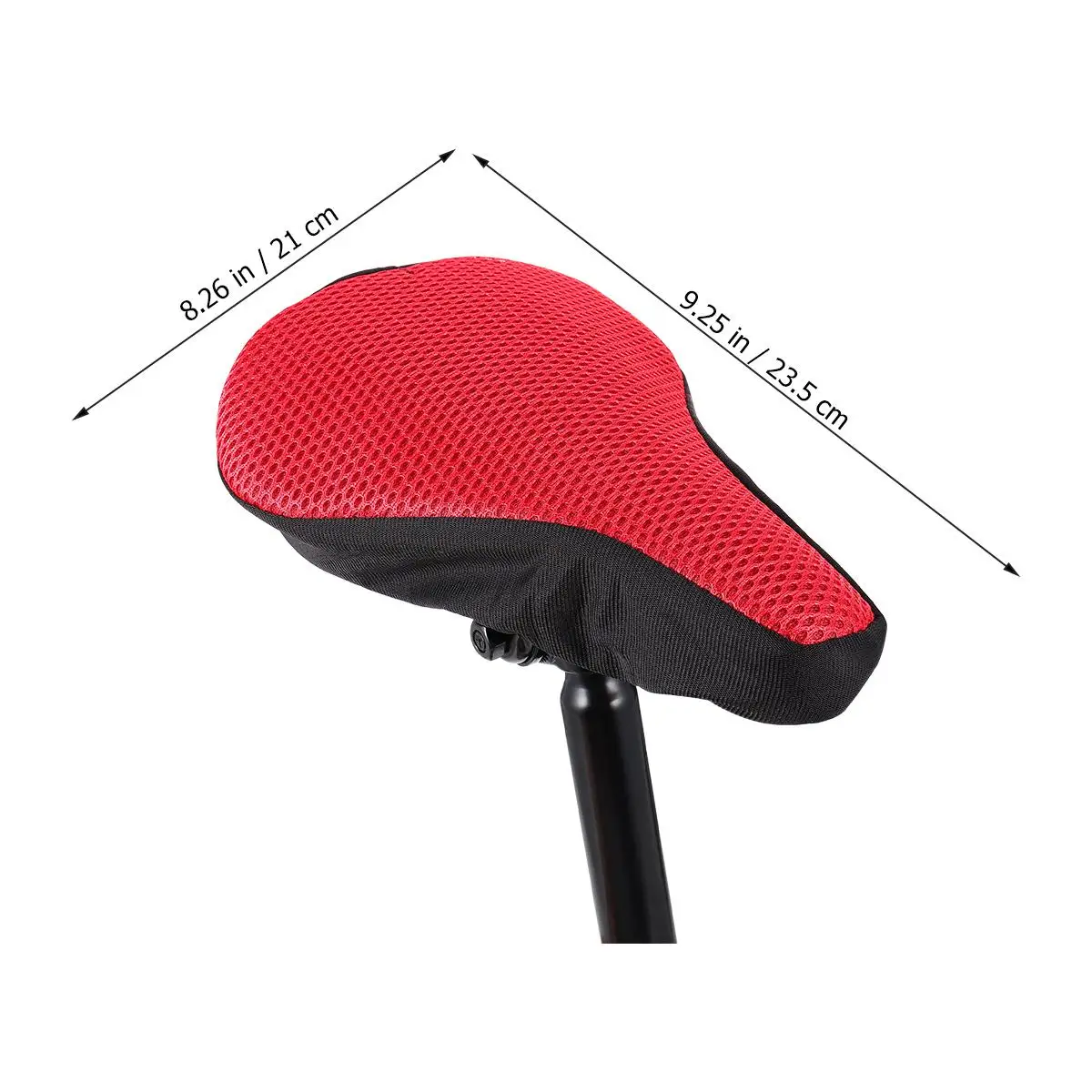

Bike Saddle Cover Honeycomb Mesh Cushion Protect Seat Pad Elastic Fit Most Saddles Lightweight Storage Dry Scratch Dirt Four
