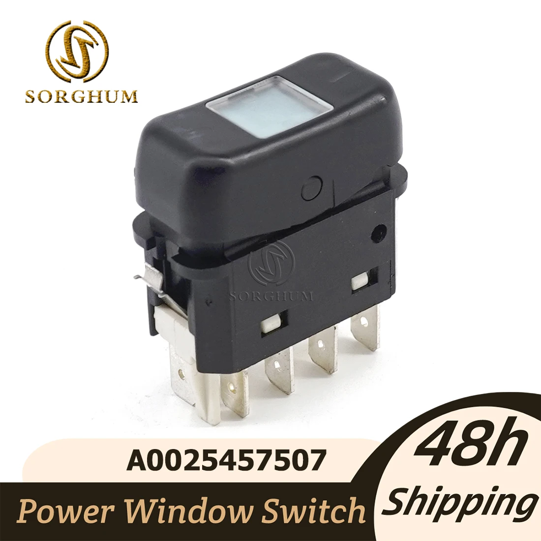 

Sorghum Car Accessory 0025457507 A0025457507 Window Panel Switch for Mercedes Benz Trucks Window Control Switch Button Auto Part