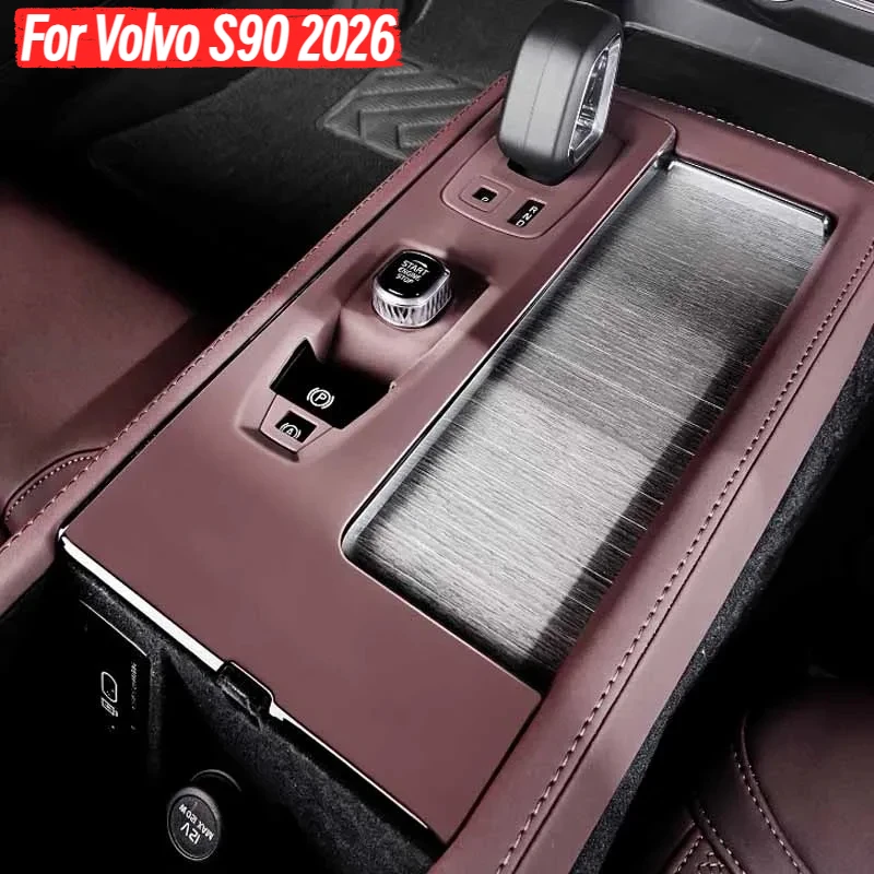 For Volvo S90 2026 Central Control Panel Gear Shift Protective Mat Silicone Anti scratching Panel Cover Car Inerior Accessories