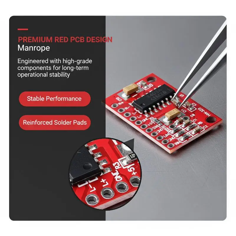 3W Dual Channel PAM8403 Audio Amplifier Module Ultra Mini PCB Digital Amp Board for Desktop Sound System DIY