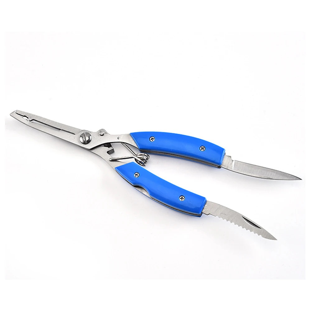 1 PC Multifunction Fishing Plier Scissor Braid Line Lure Cutter Hook Remover Fishing Tackle Tool Cutting Fish Use Tongs Scissors