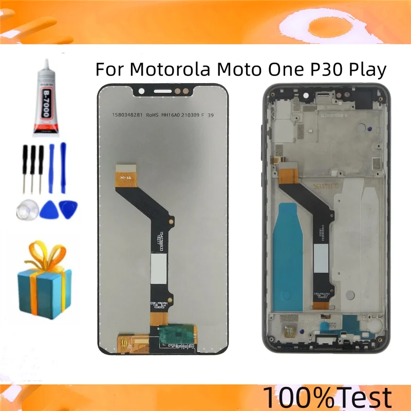 Tested For Motorola Moto One P30 Play XT1941-1 XT1941-3 XT1941-4 LCD Display Touch  Assembly Digitize