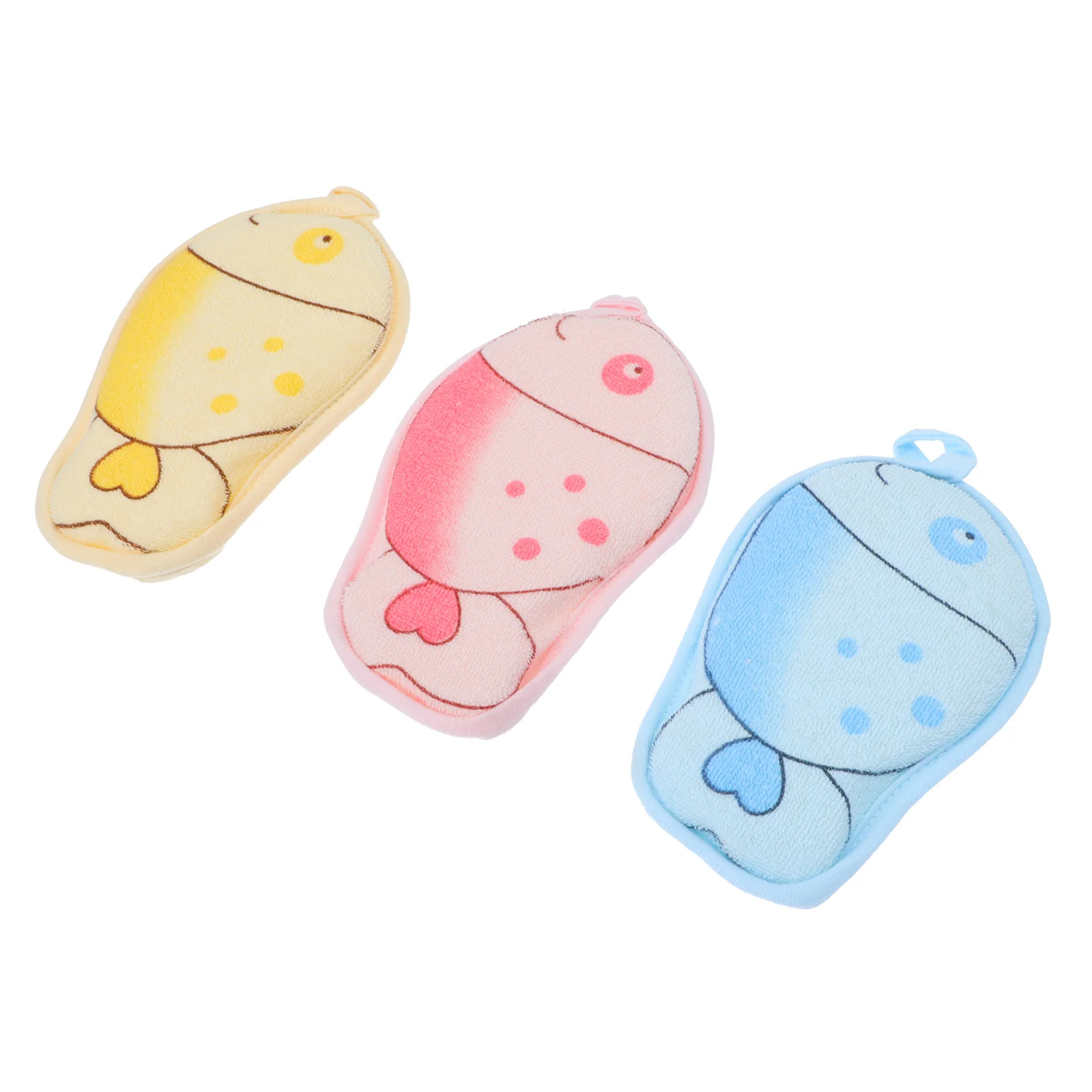 3 قطعة مناشف حمام الطفل لينة الجلد ودية الكرتون الرضع دش المناشف خفيفة الوزن المحمولة الاستخدام المزدوج الغسيل منشفة استحمام الطفل #6