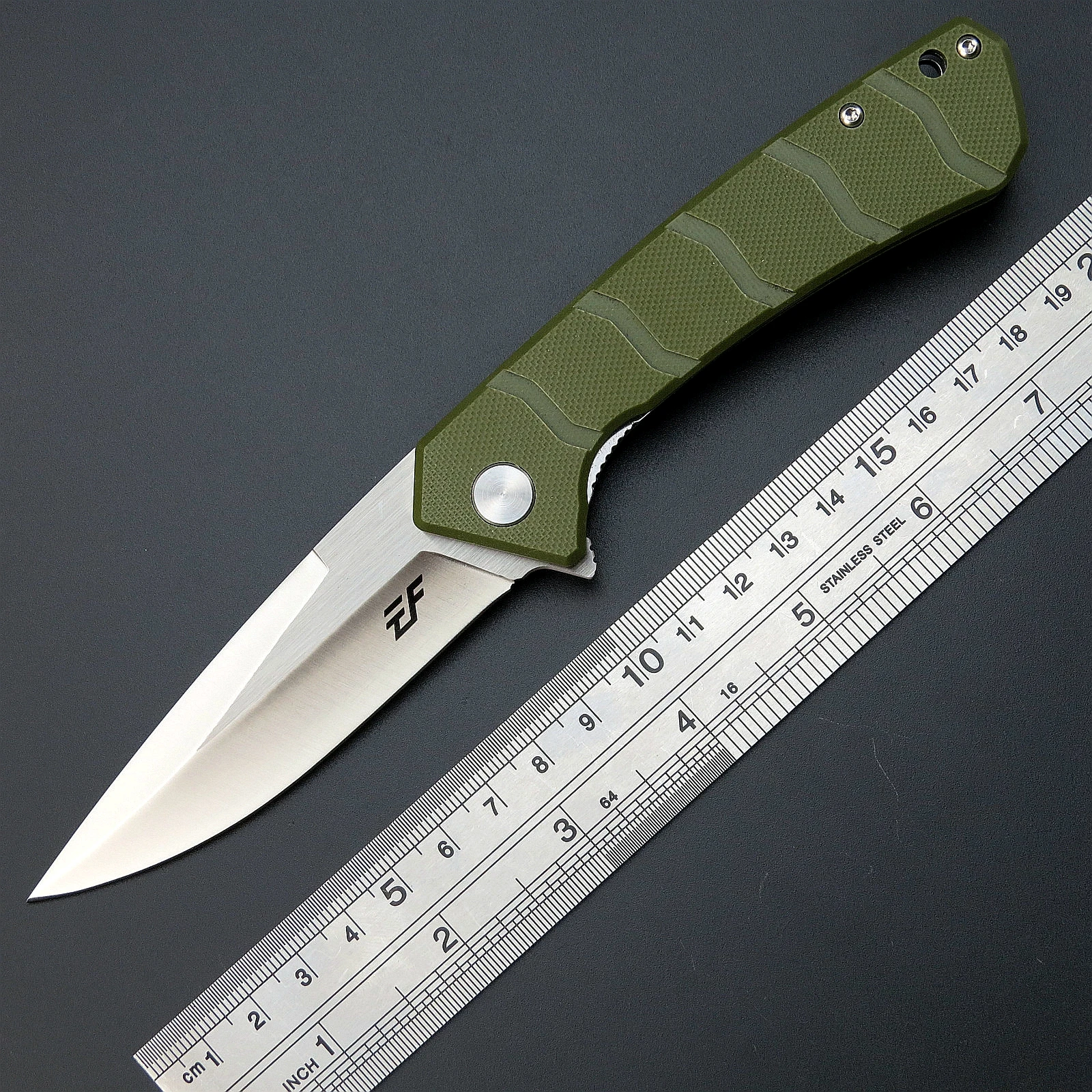 Eafengrow EF234 Camping Knife D2 Steel Blade G10 Handle Folding Pocket Knife for Outdoor EDC Tool Hiking Hunting Fishing