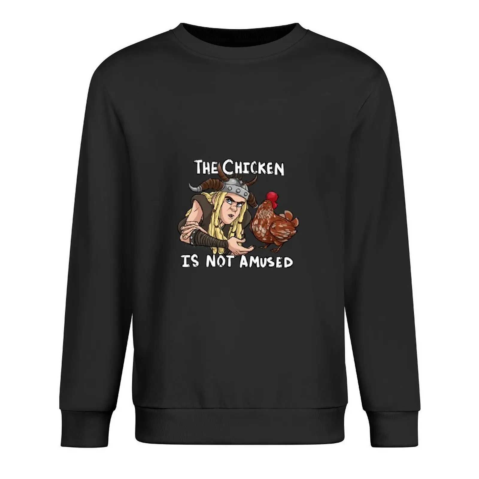 

The Chicken is Not Amused Pullover men's autumn clothes anime clothing mens clothing men clothes new in hoodies & sweat-shirt