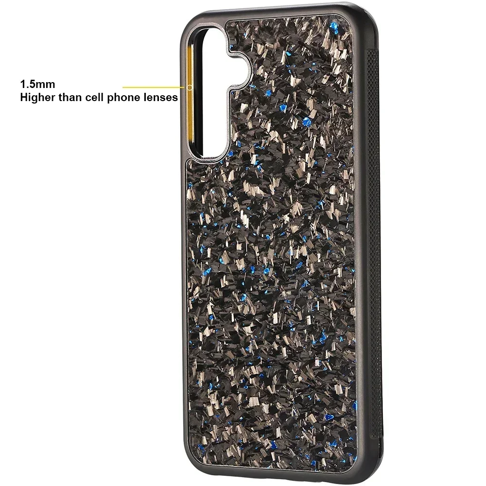 

Advanced 100% Real Carbon Fiber For Samsung Galaxy A15 A55 A14 A54 A33 A34 A73 5g Anti-Slip Bezel All-Inclusive Drop-Proof Case