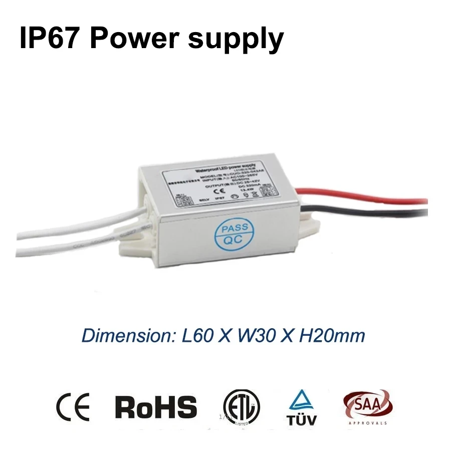 12W 20W 36W 60W 100W 200W 220V to 12V Driver for leds spot Transformer Power Supply Waterproof IP67