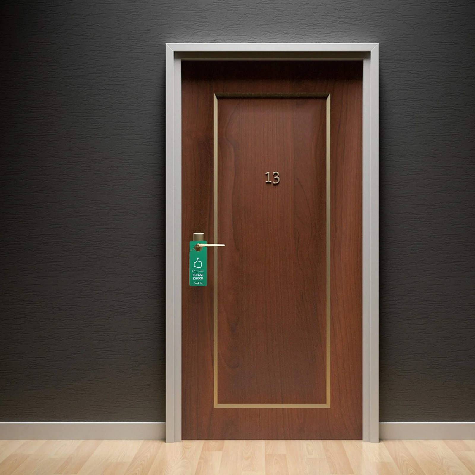 

4pcs Please Do Not Disturb Hanger Welcome Knock Privacy Sign Felt Hotel Office Home Hanging Plaque Conference Online Class Use