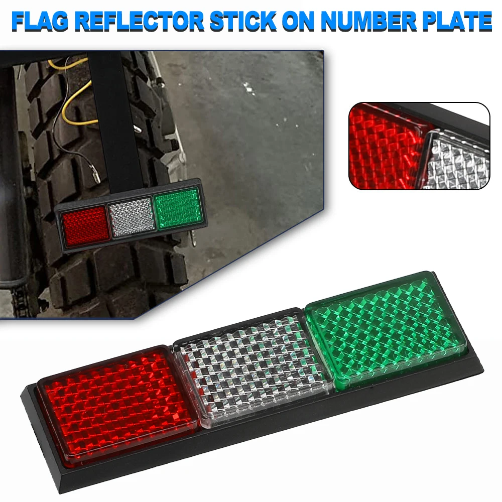 For Ducati Monster 400 620 695 750 800 900 1000 S2 S2r S4 S4r License Plate Holder Parts Tail Reflector Reflective Warning plate