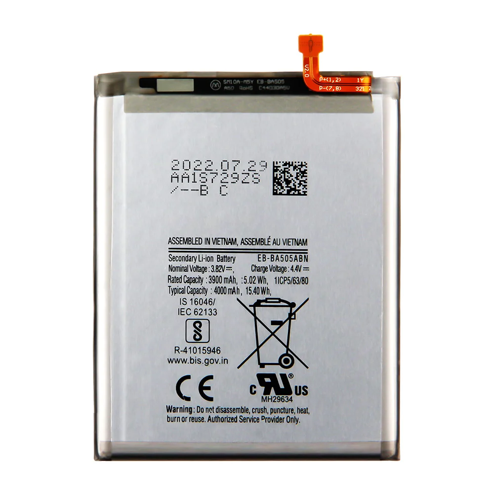 NEW Replacement Battery EB-BA505ABN For Samsung Galaxy A50 A505F SM-A505F A30s A30 A20 SM-A205FN 4000mAh