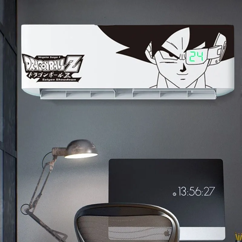 Dragon Ball Son Goku Hanging air conditioner sticker Air Conditioning Decoration Sticker Vegeta Anime Character PVC Stickers new