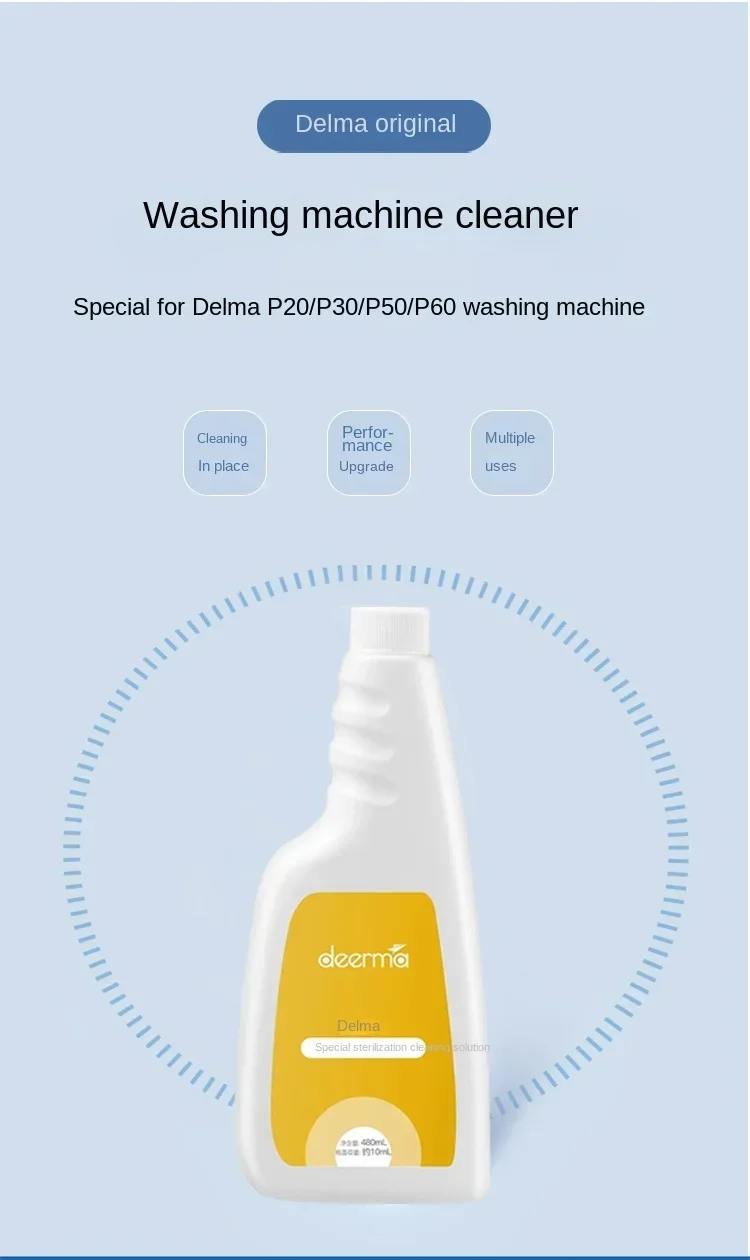 

Deerma Floor Washing Machine Cleaning Liquid P20/P50/P60 Suction Mop Cleaning Component P30 Floor Cleaning Agent