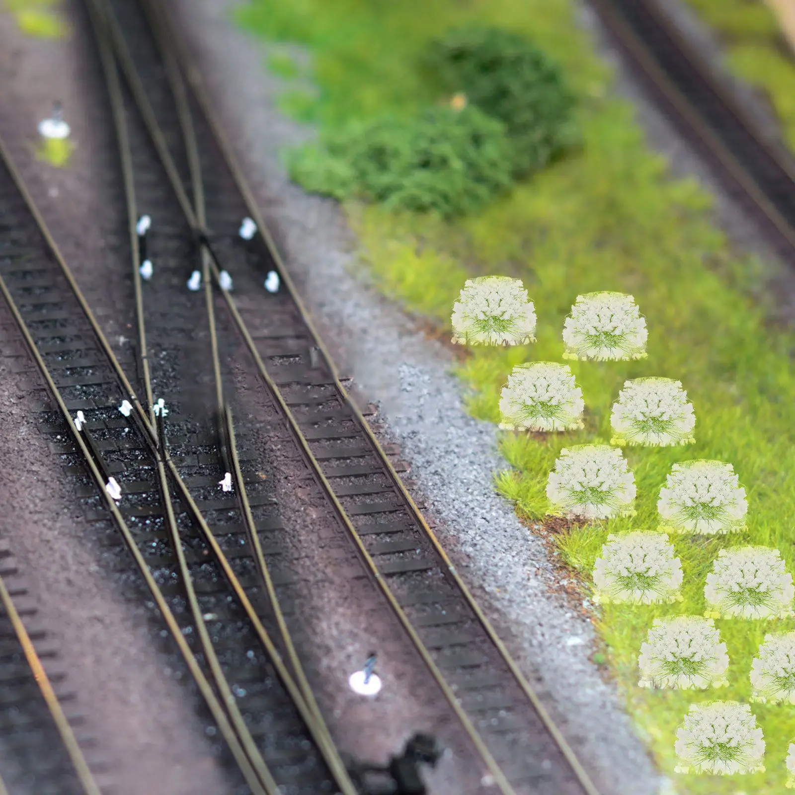 

Набор реалистичных травяных пучков и сиамских цветов для создания песочного стола, декораций для улицы, DIY-микросцен и миниатюрных ландшафтов