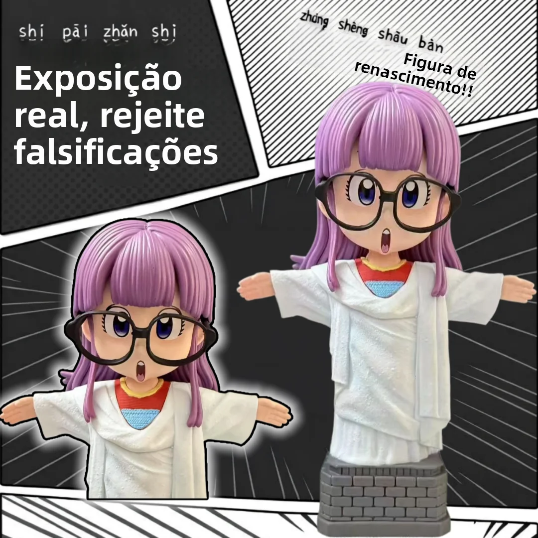 iqドクターマウンテン-アラレ-gkフィギュア-アニメ-トレンド玩具-デスクトップオーナメント-ギフト-セカンドビューティーガール-高さ210mm-14歳以上対象
