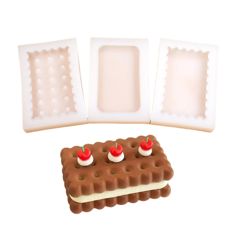 

Pack of 3 High Temperature Resistant Silicone Molds for Nonstick Flexible Baking Dropship